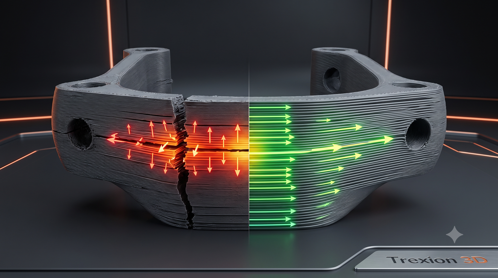Por Que a Orientação da Peça na Mesa Altera Toda a Resistência Mecânica da Sua Impressão 3D?