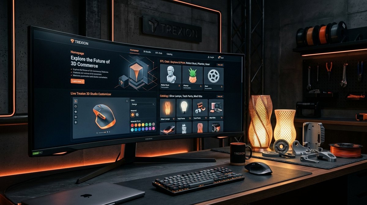 Do Design Autoral ao Studio 3D: Conheça Tudo o Que a Trexion 3D Tem para o Seu Projeto e o Seu Espaço