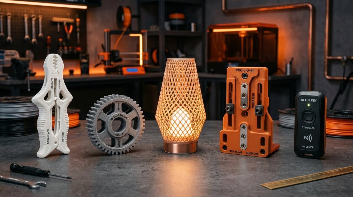 Top 5 Nichos Mais Lucrativos para Venda em Impressão 3D