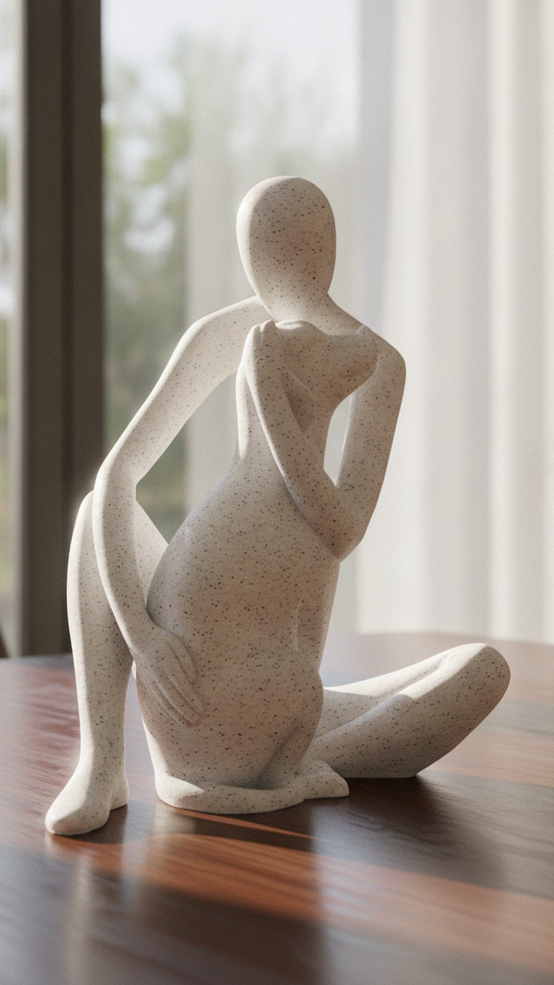Foto da galeria do produto Estátua Meditador Flor de Lótus 3D