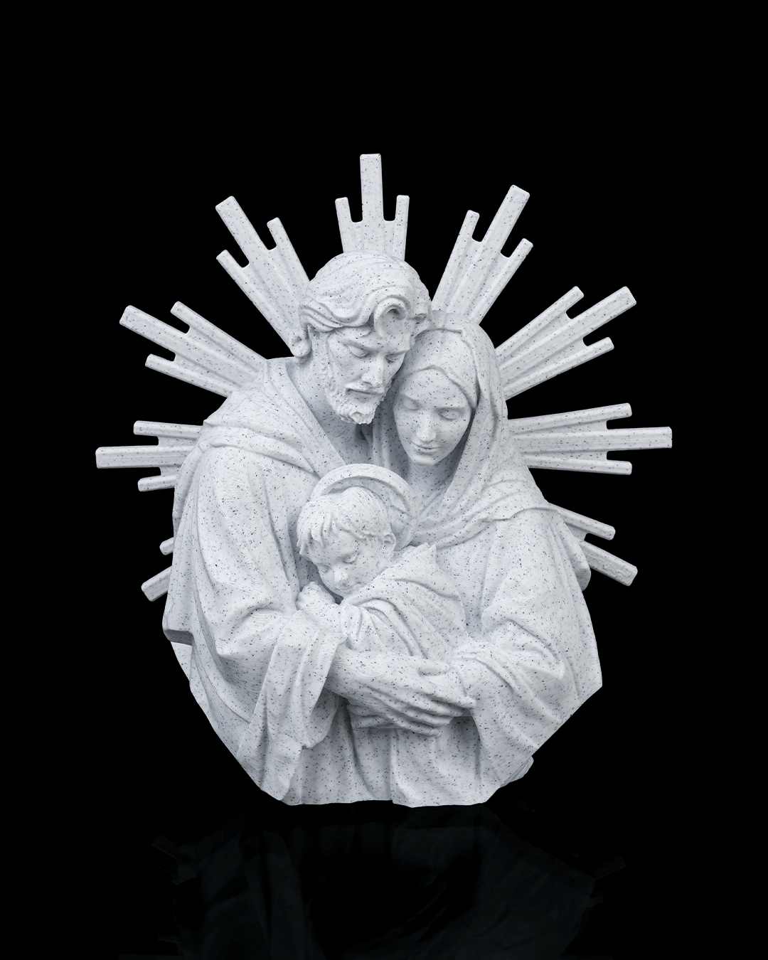 Foto da galeria do produto Escultura Sagrada Família 3D Premium