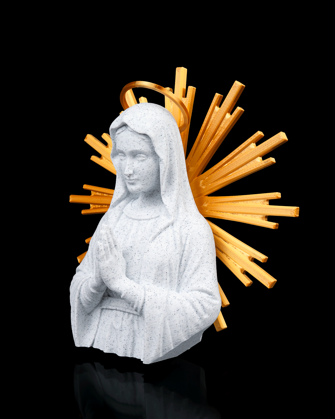Foto da galeria do produto Escultura Nossa Senhora 3D Resplendor