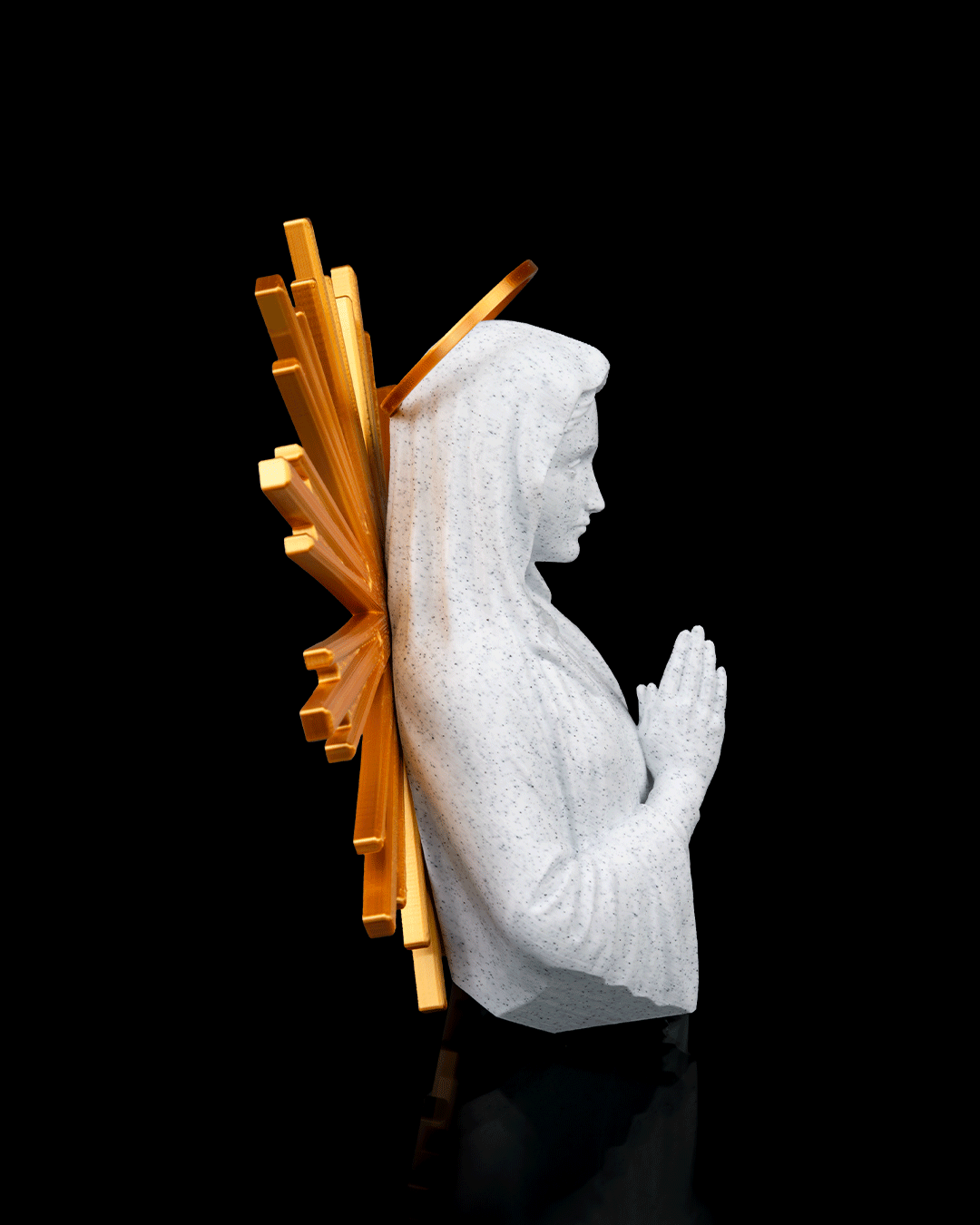 Foto da galeria do produto Escultura Nossa Senhora 3D Resplendor