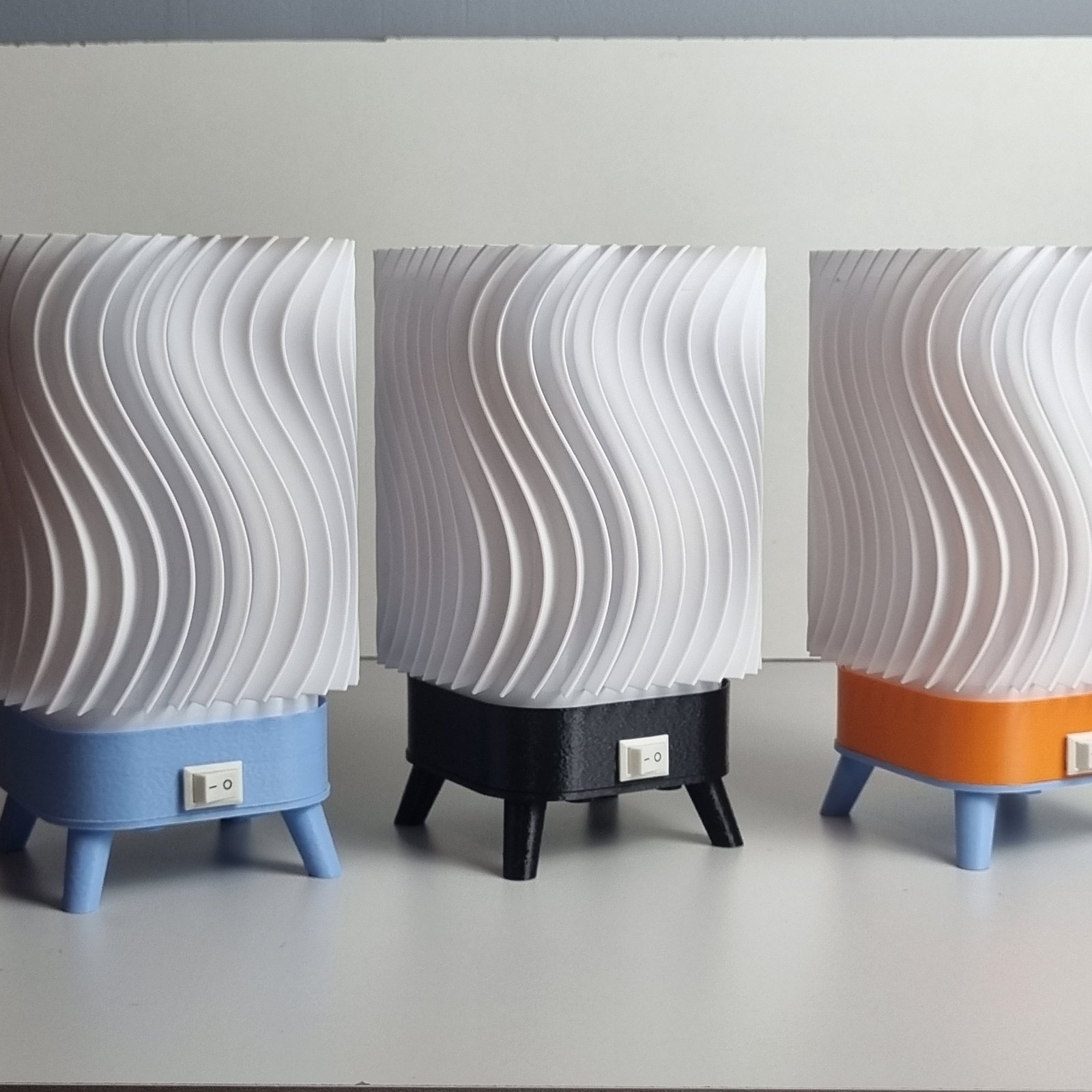 Foto da galeria do produto Luminaria Cubic Wave