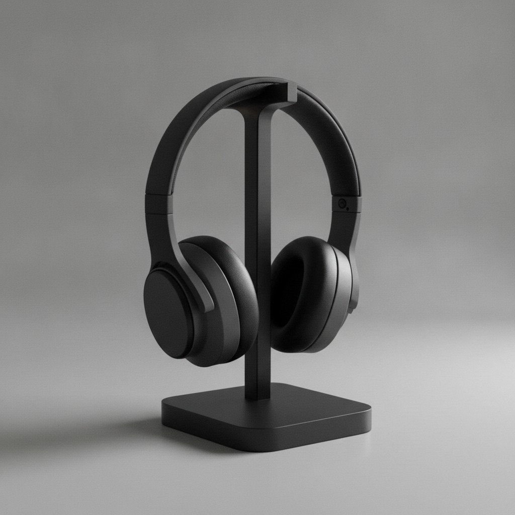 Suporte Fone de Ouvido Mesa Premium Organizador 3D Art