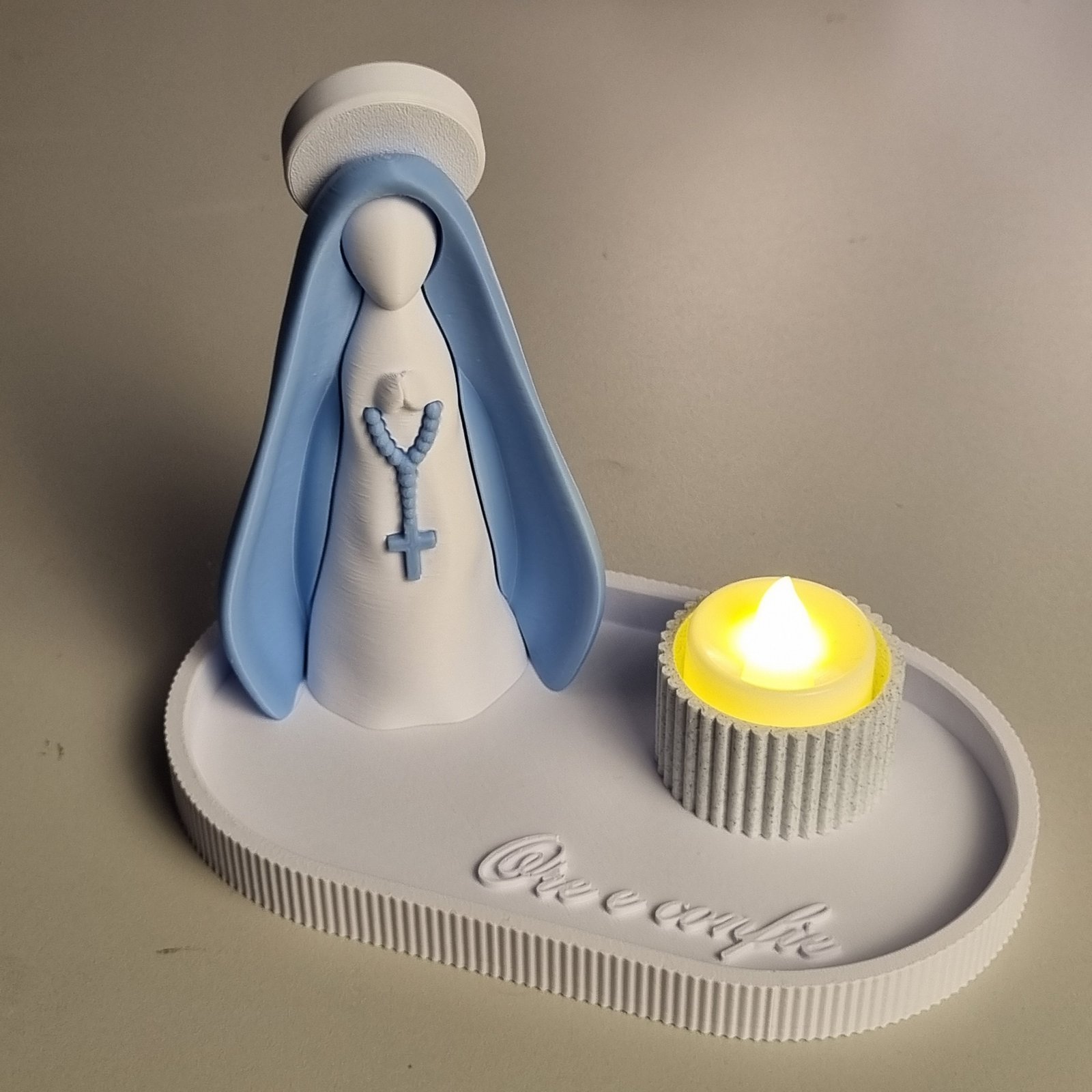 Foto da galeria do produto Nossa Senhora 3D com Vela LED