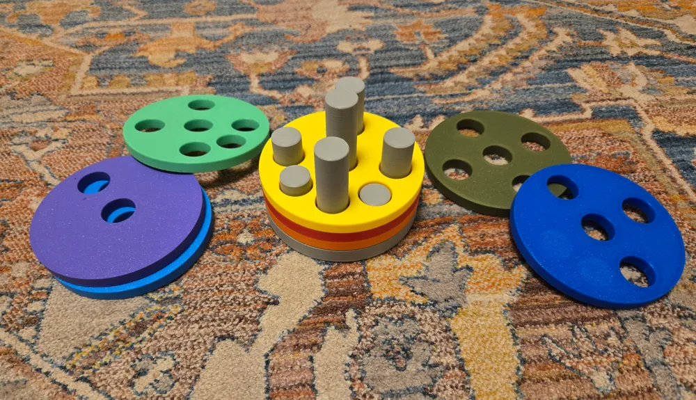 Disco 1 Brinquedo de Empilhar Infantil Montessori