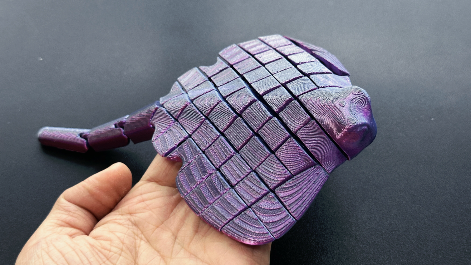 Mini Cascavel 3D Detalhada em PLA - Peça Colecionável
