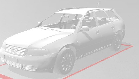 Miniatura Audi A4 B5 Colecionável - Modelo Impressão 3D STL