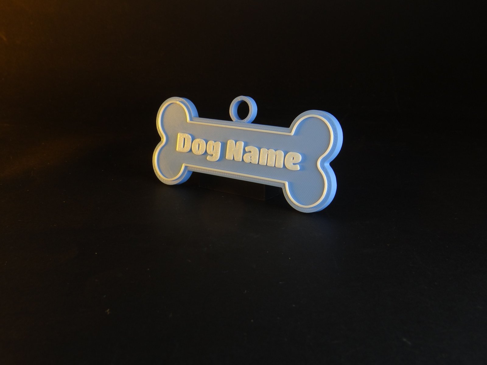 Foto da galeria do produto Placa de Identificação Pet Osso Personalizada