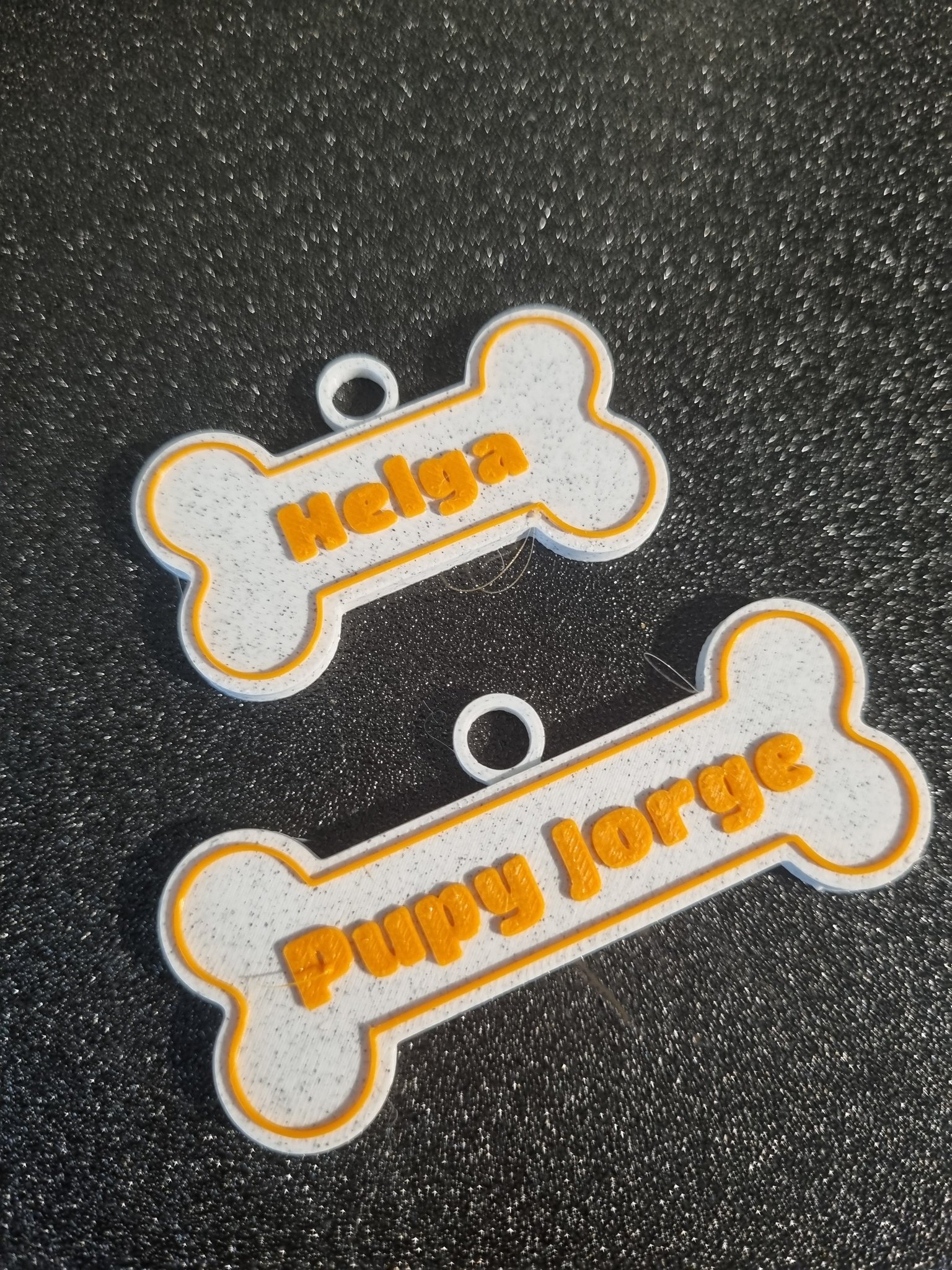 Foto da galeria do produto Placa de Identificação Pet Osso Personalizada