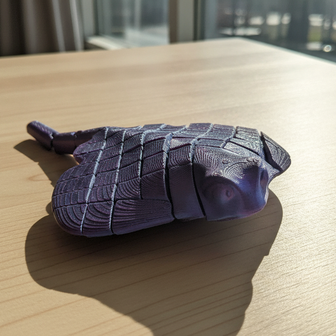 Manta Raia Articulada 3D Flexível - Decoração Criativa